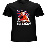 Ricky Hatton Hitman UK Boxing Vintage T Shirt Short Sleeve Funny Top Black XL