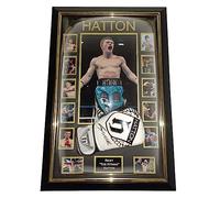 Ricky Hatton Signed glove LUXURY FRAMING and Certificate of Authentication