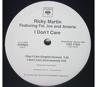 Ricky Martin Feat. Fat Joe Feat. Amerie - I Dont Care - Ricky Martin Feat Fat Joe And Amerie 12"
