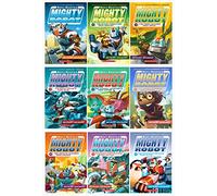 Ricky Ricotta's Mighty Robot by Dav Pilkey & Dan Santat 9 Books Collection Set (Ricky Ricotta's Mighty Robot, Mutant Mosquitoes from Mercury, Video Vultures from Venus & More...)