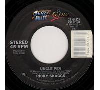 Ricky Skaggs - Uncle Pen 7 Inch (7" Vinyl 45) UK Epic 1983