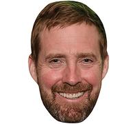 Ricky Wilson (Beard) Celebrity Mask, Flat Card Face, Fancy Dress Mask