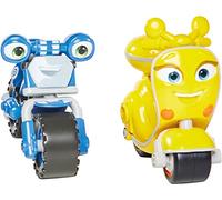 Ricky Zoom T20045 Loop & Scootio 2 Pack, 3 Inch Action Figures Wheeling, Free Standing Kids Motorbike Toys for 3 Year Old Boys and Girls +
