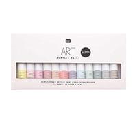 Rico Acrylic Color 12 Colours, Pastel Tones