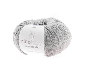 Rico Baby Classic dk 100 Baby Wool Yarn Cotton Polyacrylic Blend 0.05 kg 165 m 0.5 - 0.6 mm