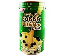 Rico Bubble Tea Drink Matcha Pack of 24 (24 x 350 ml) Includes 6€ Disposable Deposit