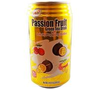 Rico Bubble Tea Drink Passion Fruit with Litchi Tapioca Beads Pack of 12 (12 x 340 ml) Includes 3€ Disposable Deposit