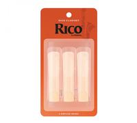D’Addario Woodwinds - Rico Bass Clarinet Reeds - Reeds for Bass Clarinets - Crafted for Beginners, Students, Educators - Strength 1.5, Pack of 3