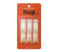D’Addario Woodwinds - Rico Tenor Sax Reeds - Tenor Saxophone Reeds - Tenor Reeds Crafted for Beginners, Students, Educators - Strength 1.5, Pack of 3