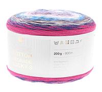 Rico Creative Cotton Degrade Lucky 8 014 Blue-Pink