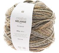 Rico Creative Melange Aran 001 Ecru Mix