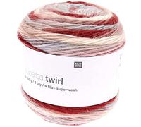 Rico Design 4-Ply Sock Yarn with Colour Gradient, Autumn 07, 100g (390m), Wool 75%, Polyamide 25%, Socks Size 46