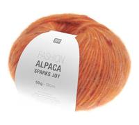 Rico Design Craft Yarn | Alpaca Wool Cotton Blend | Knitting Yarn 50g 120m (Orange)