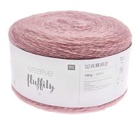 Rico Design Creative Fluffily 10 x 150g Fluffy Wool for Knitting or Crocheting