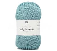 Rico Design Creative Silky Touch DK - 100 g - 100% Acrylic Wool turquoise blue