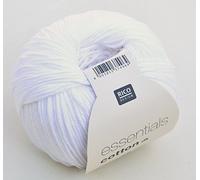 Rico Design Essentials Cotton DK White, 100%, Super King