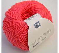 Rico Design Essentials Cotton DK Azalea, 100%, 8 x 8 x 6 cm