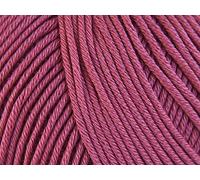 Rico Design Essentials Double Knitted Yarn, 100 Percent Cotton, Berry