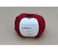 Rico Design Essentials Cotton DK Cherry, 100%, 8 x 8 x 6 cm