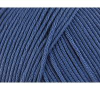 Rico Design Essentials Double Knitted Yarn, 100 Percent Cotton, Dark Jeans