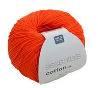 Rico Design Essentials Cotton DK Pumpkin, 100%, 8 x 8 x 6 cm