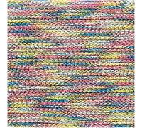 Rico Design GmbH Creative Make it Glitter Metallic Crochet Yarn 25 g Colour: 02 Green / Multi-Coloured