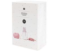 Rico Design Knitting Mill - Semi-Automatic, Small, Traditional, Pink, For Kids & Adults, Not Foldable