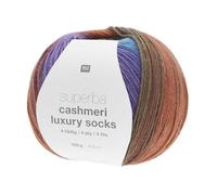 Rico Design Luxury Socks Yarn 4 Ply 022 Joy - Wool, Nylon, Cashmere Blend