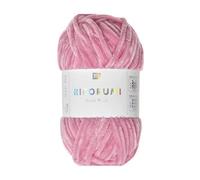 Rico Design Nilli Nilli Yarn, 100% Polyester, 008 Fuchsia, 25g Ball, 65m, Machine Washable, Beginner Level, Amigurumi Crafting