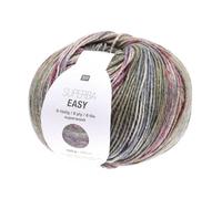Rico Design Superba Easy Sock Yarn 150 g Colour: 005 - Autumn - The 8-ply Superba Easy sock yarn is characterised by a striped look.