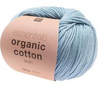 Rico Essentials Organic Cotton Aran 012 Blue 50g