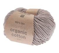 Rico Essentials Organic Cotton Aran 025 Taupe 50g