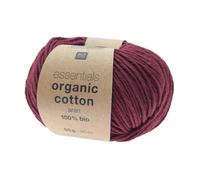 Rico Essentials Organic Cotton Aran 029 Wine Red