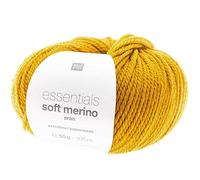 Rico Essentials Soft Merino Aran 001 Mustard