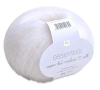 Rico Knitting Wool Yarn Essentials Super Kid Mohair Loves Silk Fluffy Lace 2 Ply