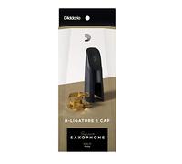 Rico Gold Plated H-Ligature and Cap for Soprano Sax