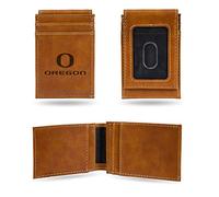 Rico Industries Laser Engraved Front Pocket Wallet, Oregon Ducks, Brown