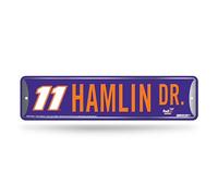 Rico Industries NASCAR Racing Denny Hamlin Metal Street Sign 4" x 15" Home Décor - Bedroom - Office - Man Cave