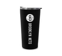Rico Industries NBA Basketball Brooklyn Nets 18oz Soft Touch, Easy Grip Tumbler
