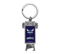 Rico Industries NBA Basketball Charlotte Hornets Sculpted Bottle Opener Keychain -Great Gift Item