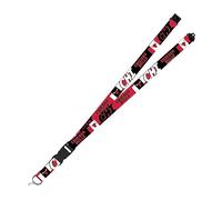 Rico Industries NBA Basketball Chicago Bulls 19" x 1" Premium Unisex-Adult Safety Breakaway Lanyard - Flash