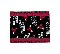 Rico Industries NBA Basketball Chicago Bulls Canvas Trifold Wallet - Great Accessory