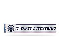 Rico Industries NBA Basketball Los Angeles Clippers 3" x 17" Tailgate Sticker for Car/Truck/SUV