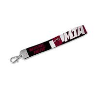 Rico Industries NBA Basketball Miami Heat Wrist Lanyard Key Chain, Cute Wristlet Strap Keychain Holder for Women Men Car Keys ID Badges Card Wallet Phone Camera