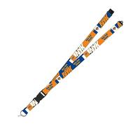 Rico Industries NBA Basketball New York Knicks 19" x 1" Premium Unisex-Adult Safety Breakaway Lanyard - Flash