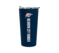 Rico Industries NBA Basketball Oklahoma City Thunder 18oz Soft Touch, Easy Grip Tumbler