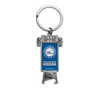 Rico Industries NBA Basketball Philadelphia 76ers Sculpted Bottle Opener Keychain -Great Gift Item
