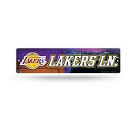 Rico Industries NBA Los Angeles Lakers 16-Inch Plastic Street Sign Décor