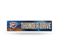 Rico Industries NBA Oklahoma City Thunder 16-Inch Plastic Street Sign Décor