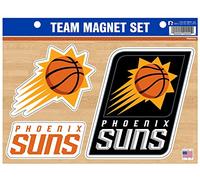 Rico Industries NBA Phoenix Suns Team Magnet Set 8.5" x 11" - Home Décor - Regrigerator, Office, Kitchen, Large